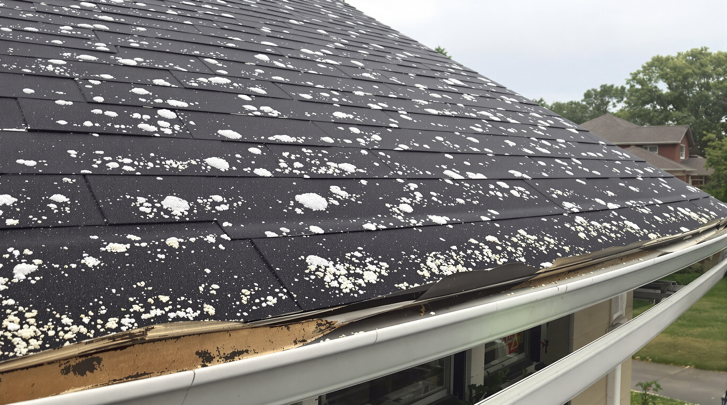 Roof repair work