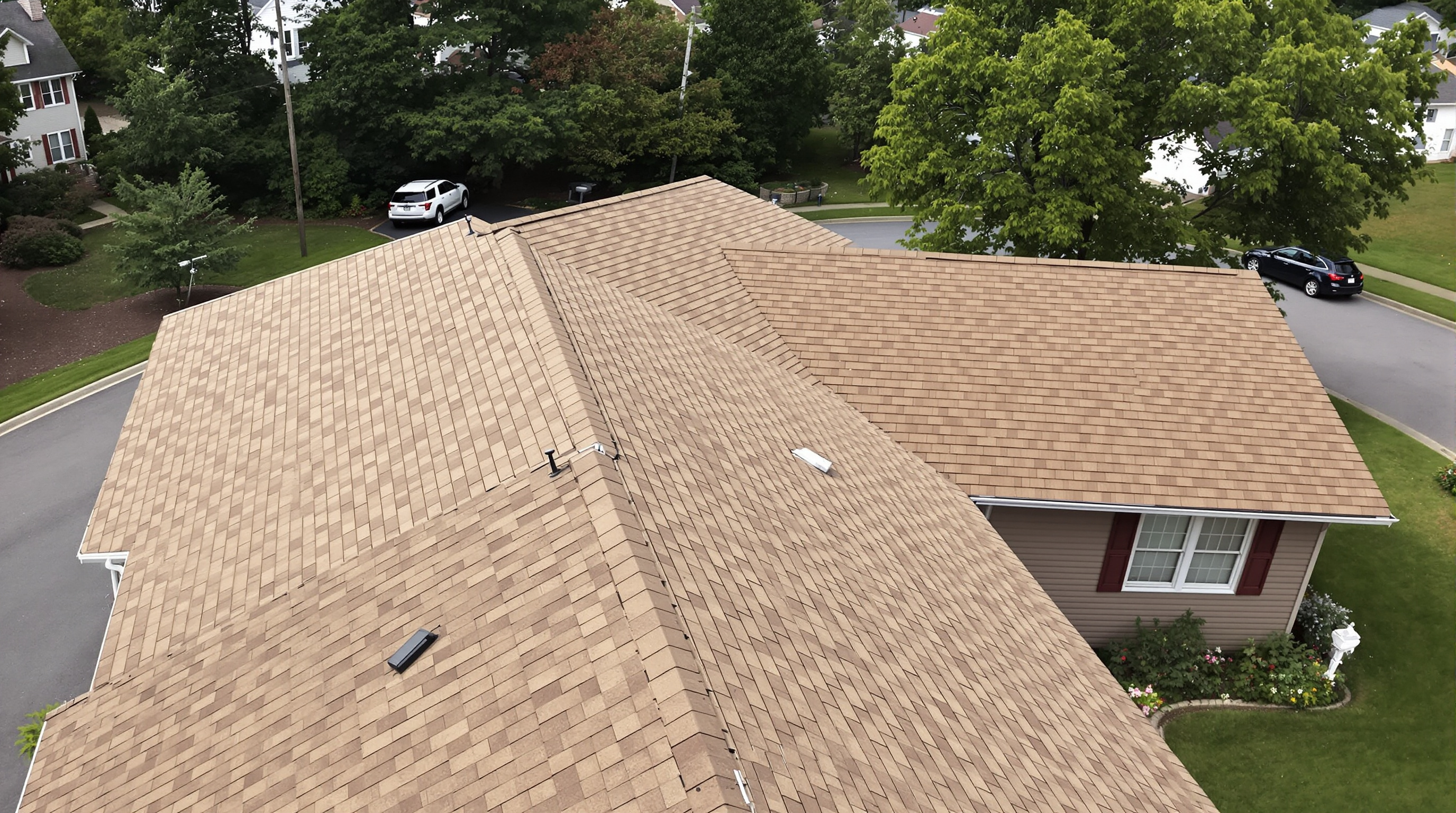 New roof installation
